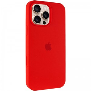 Чохол Silicone Case Full Protective (AA) для Apple iPhone 16 Pro Max (6.9") Червоний / Red