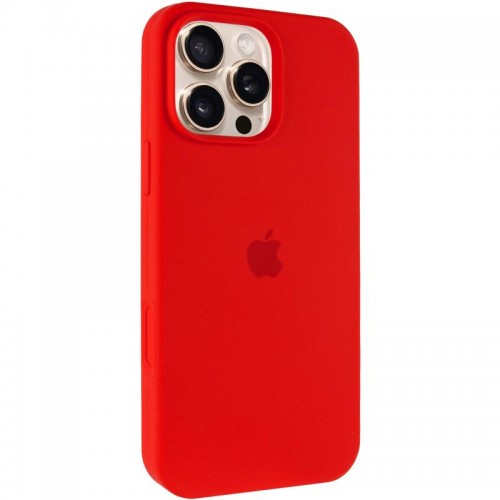 Чохол Silicone Case Full Protective (AA) для Apple iPhone 16 Pro Max (6.9") Червоний / Red