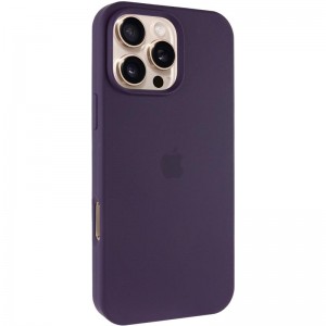 Чехол Silicone Case Full Protective (AA) для Apple iPhone 16 Pro Max (6.9") Фиолетовый / Elderberry
