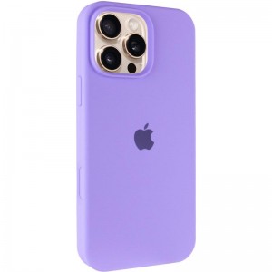 Чехол Silicone Case Full Protective (AA) для Apple iPhone 16 Pro Max (6.9") Сиреневый / Dasheen