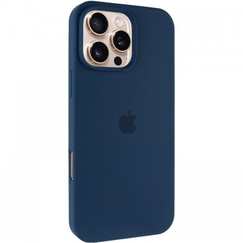 Чехол Silicone Case Full Protective (AA) для Apple iPhone 16 Pro Max (6.9") Синий / Blue Jay