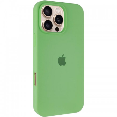 Чохол Silicone Case Full Protective (AA) для Apple iPhone 16 Pro Max (6.9") М'ятний / Mint