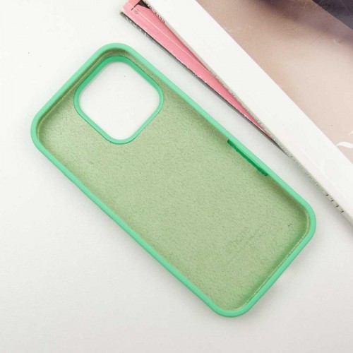 Чехол Silicone Case Full Protective (AA) для Apple iPhone 16 Pro Max (6.9") Зелёный / Spearmint