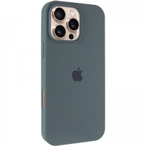 Чехол Silicone Case Full Protective (AA) для Apple iPhone 16 Pro Max (6.9") Зелёный / Cactus