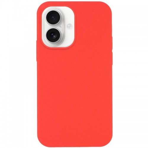 Чохол Silicone Case Full Protective (AA) NO LOGO для Apple iPhone 16 (6.1") Кавуновий / Watermelon red