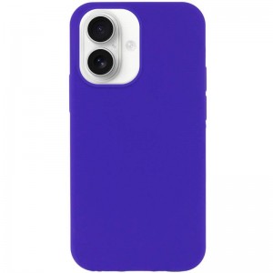 Чохол Silicone Case Full Protective (AA) NO LOGO для Apple iPhone 16 (6.1") Фіолетовий / Ultra Violet