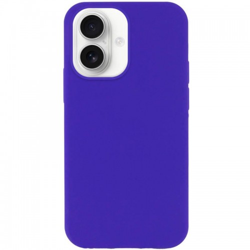 Чохол Silicone Case Full Protective (AA) NO LOGO для Apple iPhone 16 (6.1") Фіолетовий / Ultra Violet