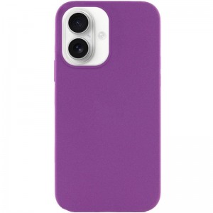 Чохол Silicone Case Full Protective (AA) NO LOGO для Apple iPhone 16 (6.1") Фіолетовий / Grape