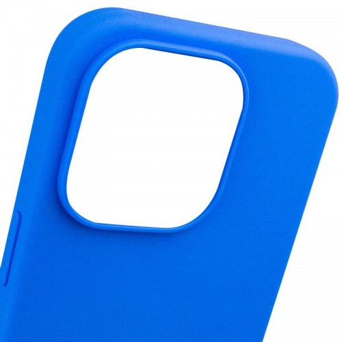 Чехол Silicone Case Full Protective (AA) NO LOGO для Apple iPhone 16 (6,1") Синий / Capri Blue