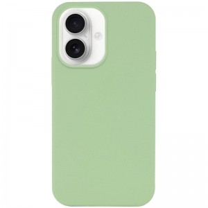 Чехол Silicone Case Full Protective (AA) NO LOGO для Apple iPhone 16 (6.1") Мятный / Mint