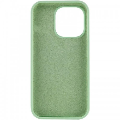 Чехол Silicone Case Full Protective (AA) NO LOGO для Apple iPhone 16 (6.1") Зелёный / Pistachio