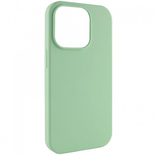 Чехол Silicone Case Full Protective (AA) NO LOGO для Apple iPhone 16 (6.1") Зелёный / Pistachio