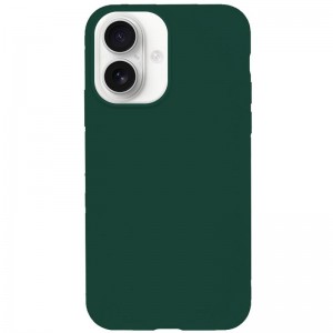 Чохол Silicone Case Full Protective (AA) NO LOGO для Apple iPhone 16 (6.1") Зелений / Forest green