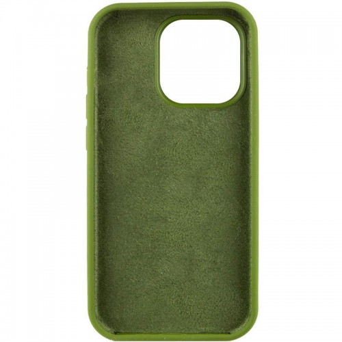 Чохол Silicone Case Full Protective (AA) NO LOGO для Apple iPhone 16 (6.1") Зелений / Dark Olive