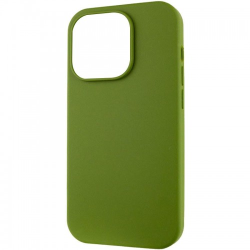 Чохол Silicone Case Full Protective (AA) NO LOGO для Apple iPhone 16 (6.1") Зелений / Dark Olive