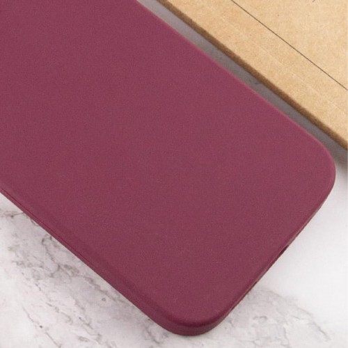 Чохол Silicone Case Full Protective (AA) NO LOGO для Apple iPhone 16 (6.1") Бордовий / Plum