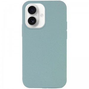 Чехол Silicone Case Full Protective (AA) NO LOGO для Apple iPhone 16 (6.1") Бирюзовый / Turquoise