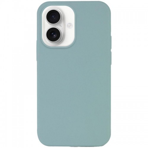 Чехол Silicone Case Full Protective (AA) NO LOGO для Apple iPhone 16 (6.1") Бирюзовый / Turquoise