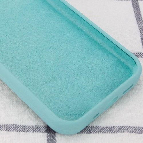 Чохол Silicone Case Full Protective (AA) NO LOGO для Apple iPhone 16 (6.1") Бірюзовий / Marine Green
