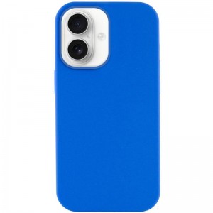 Чохол Silicone Case Full Protective (AA) NO LOGO для Apple iPhone 16 Plus (6.7") Синій / Capri Blue