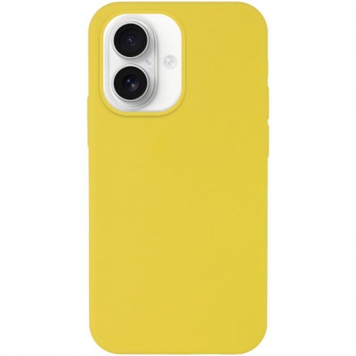 Чохол Silicone Case Full Protective (AA) NO LOGO для Apple iPhone 16 Plus (6.7") Жовтий / Yellow