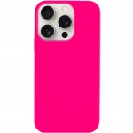 Чохол Silicone Case Full Protective (AA) NO LOGO для Apple iPhone 16 Pro (6.3") Рожевий / Barbie pink