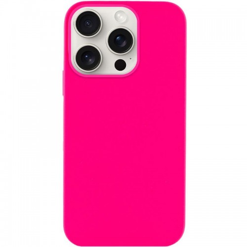 Чохол Silicone Case Full Protective (AA) NO LOGO для Apple iPhone 16 Pro (6.3") Рожевий / Barbie pink