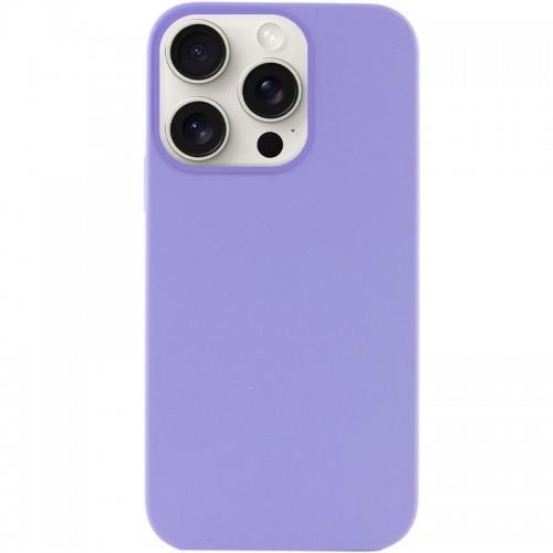 Чехол Silicone Case Full Protective (AA) NO LOGO для Apple iPhone 16 Pro (6.3") Сиреневый / Dasheen