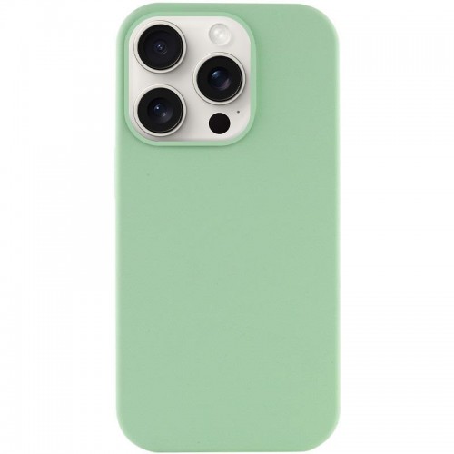 Чохол Silicone Case Full Protective (AA) NO LOGO для Apple iPhone 16 Pro (6.3") Зелений / Pistachio