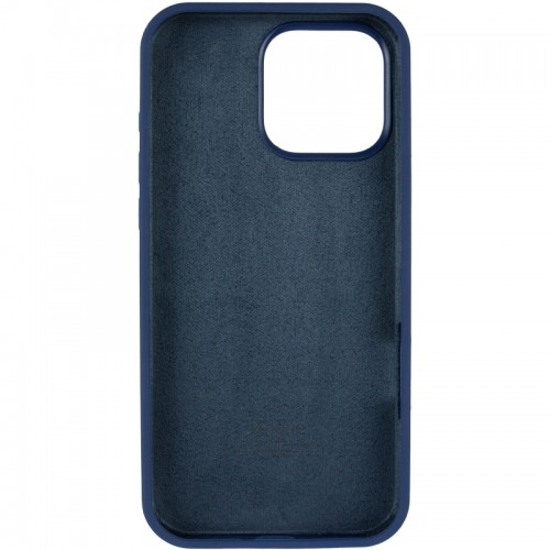 Чехол Silicone Case Full Protective (AA) NO LOGO для Apple iPhone 16 Pro Max (6,9") Синий / Blue Jay