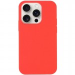 Чохол Silicone Case Full Protective (AA) NO LOGO для Apple iPhone 16 Pro Max (6.9") Кавуновий / Watermelon red