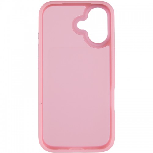 TPU+PC чохол Metal Buttons для Apple iPhone 16 (6.1") Рожевий