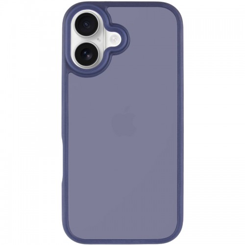 TPU+PC чохол Metal Buttons для Apple iPhone 16 (6.1") Синій