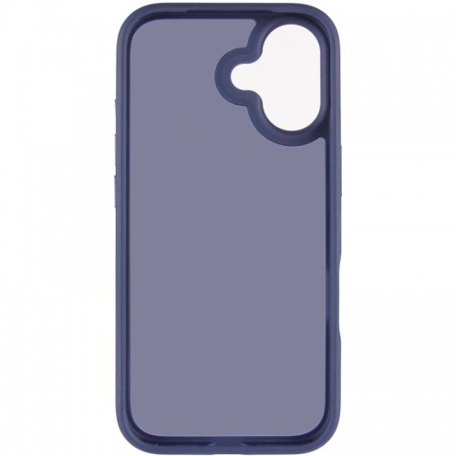 TPU+PC чохол Metal Buttons для Apple iPhone 16 (6.1") Синій