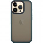 TPU+PC чехол Metal Buttons для Apple iPhone 16 Pro (6.3") Зелёный