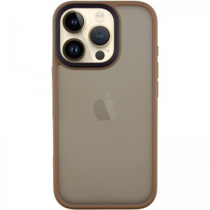 Чехол TPU+PC Metal Buttons для Apple iPhone 16 Pro Max (6,9") Золотой