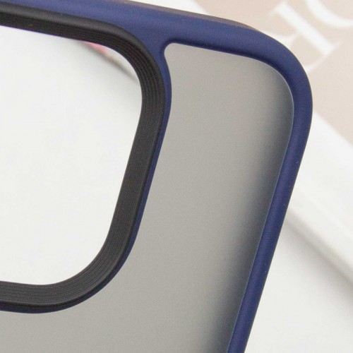 TPU+PC чехол Metal Buttons для Apple iPhone 16 Pro Max (6,9") Синий