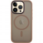 TPU+PC чехол Metal Buttons с MagSafe для Apple iPhone 16 Pro Max (6.9") Золотой