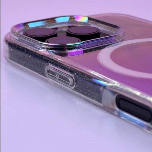 Чехол TPU Galaxy Sparkle (MagFit) для Apple iPhone 16 Pro Max (6,9") Chroma+Glitter