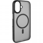 TPU+PC чохол Blueo Skin Friendly Frosted with MagSafe для Apple iPhone 16 (6.1") Чорний