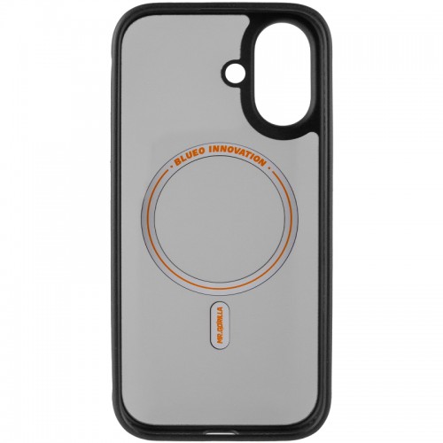 TPU+PC чохол Blueo Skin Friendly Frosted with MagSafe для Apple iPhone 16 (6.1") Чорний