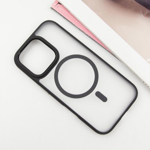 TPU+PC чохол Blueo Skin Friendly Frosted with MagSafe для Apple iPhone 16 Pro Max (6.9") Чорний