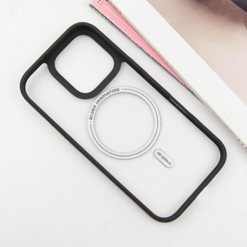 TPU+PC чохол Blueo Skin Friendly Frosted with MagSafe для Apple iPhone 16 Pro Max (6.9") Чорний