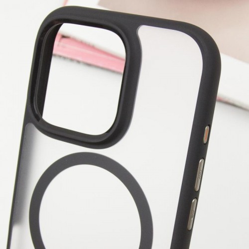 TPU+PC чохол Blueo Skin Friendly Frosted with MagSafe для Apple iPhone 16 Pro Max (6.9") Чорний