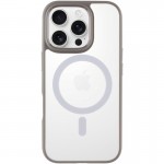 TPU+PC чохол Blueo Skin Friendly Frosted with MagSafe для Apple iPhone 16 Pro Max (6.9") Сірий