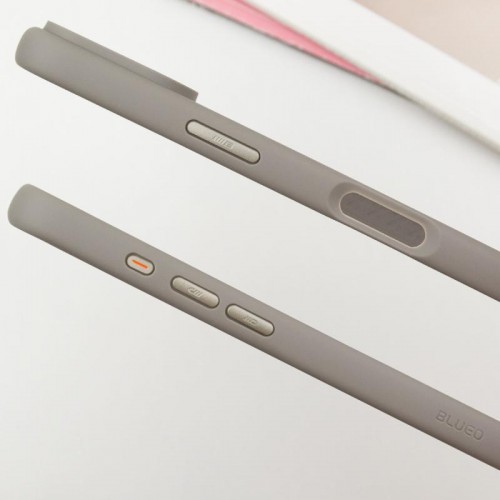 TPU+PC чохол Blueo Skin Friendly Frosted with MagSafe для Apple iPhone 16 Pro Max (6.9") Сірий