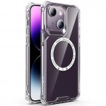Чехол TPU Gorilla с MagSafe для Apple iPhone 14 (6.1") Прозрачный