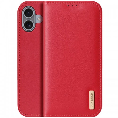 Чехол-книжка Dux Ducis Hivo для Apple iPhone 16 (6,1") Red