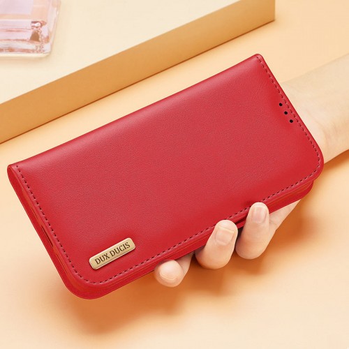 Чехол-книжка Dux Ducis Hivo для Apple iPhone 16 (6,1") Red