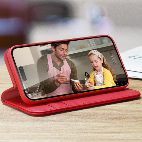 Чехол-книжка Dux Ducis Hivo для Apple iPhone 16 (6,1") Red